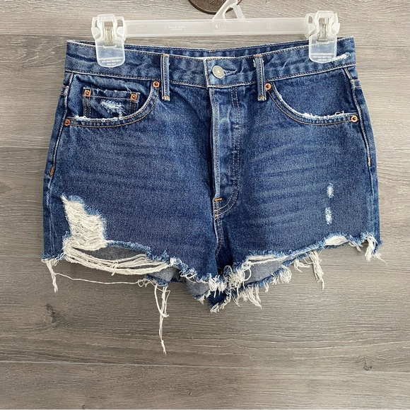 GRLFRND Pants - GRLFRND Cindy Button Fly High Rise Shorts